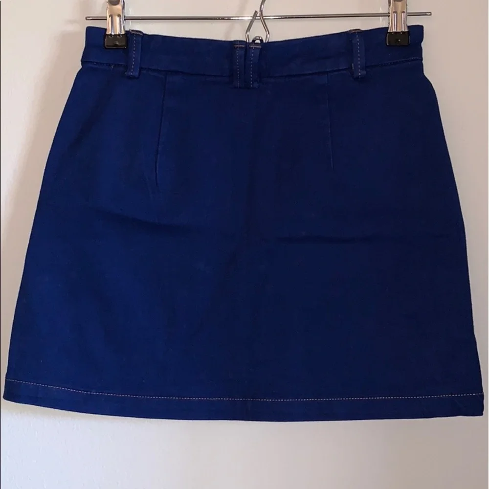 NEW Forever 21 Indigo Zippered Denim Mini Skirt